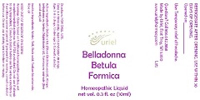 Belladonna Betula Formica - Belladonna Betula Formica .10ml
